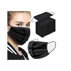 Black Disposable Face Mask