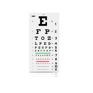 PECULA Eye Chart