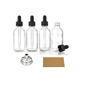 Clear Eye Dropper Bottles