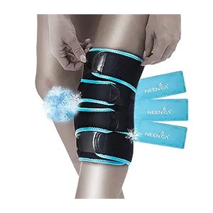 NEENCA Knee Brace with Ice Pack Wrap
